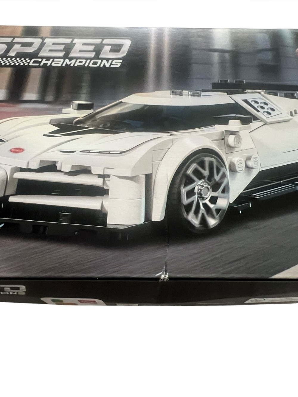 LEGO Speed Champions White Bugatti Centodieci Kids Toy Set. NEW in box. - Picture 7 of 11